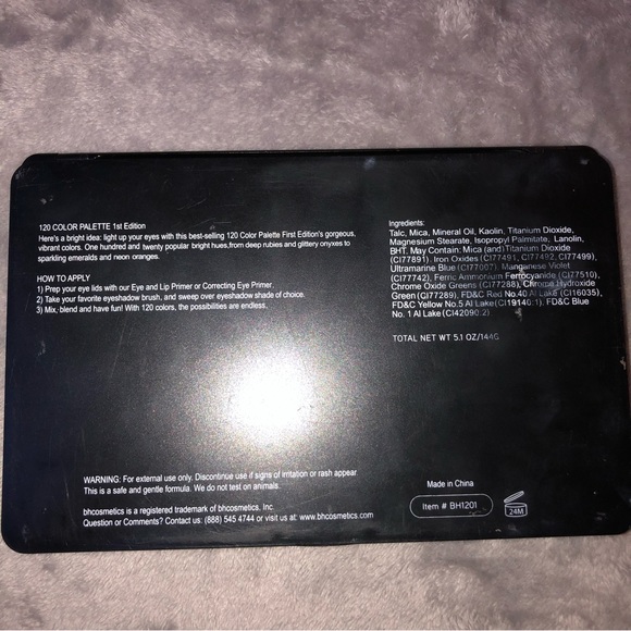 COPY - 120 colour eyeshadow Palette 1st edition bh cosmetics - Picture 8 of 8